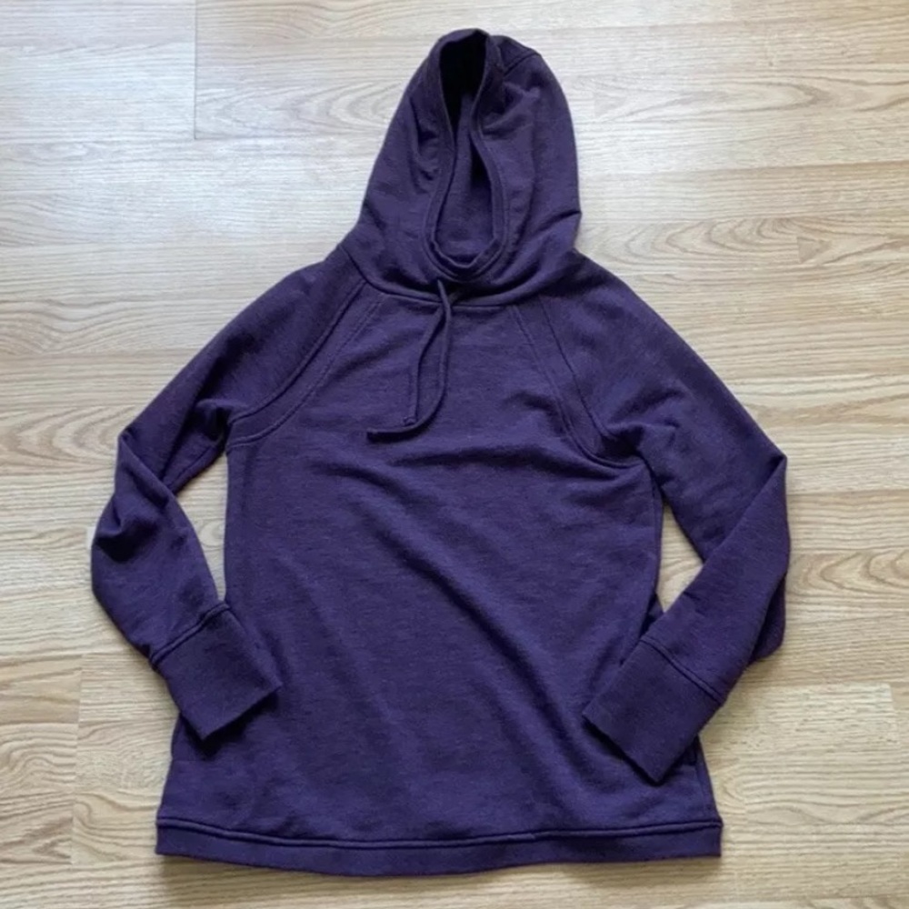 Duluth Trading Co Womens Purple Pullover Sweatshirt